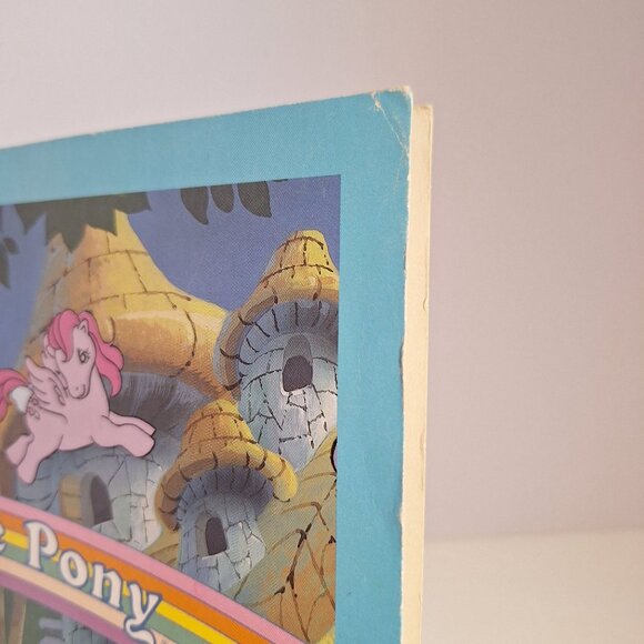 Vintage 1986 My Little Pony Pocket Blue Folder Rainbow & Ponies Hasbro Wesson - Picture 7 of 13